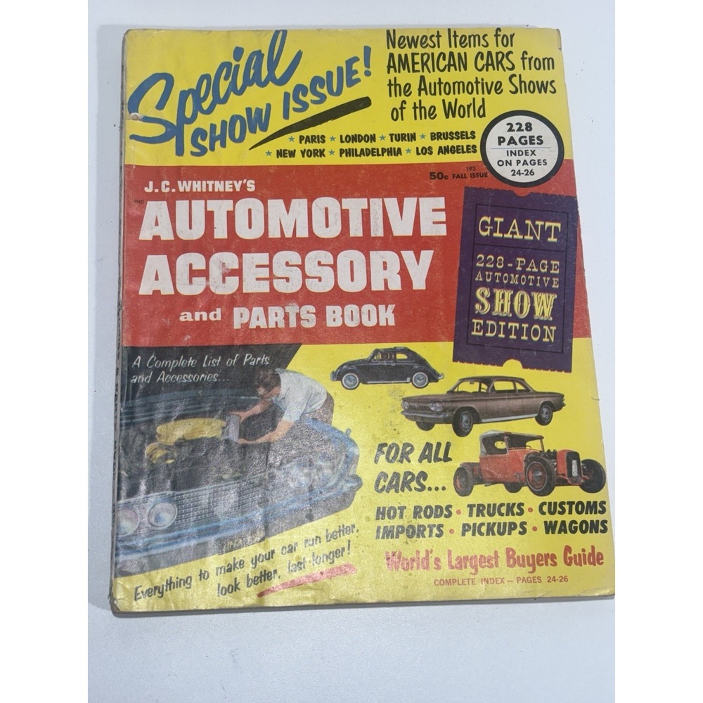 Vintage 6 Lot Of JC Whitney Parts & Accessories Magazines, Automotive All Makes - Picture 7 of 9